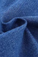 Load image into Gallery viewer, Blue Chest Pockets Drop Shoulder Loose Denim Jacket - Fashion Queen -  11
