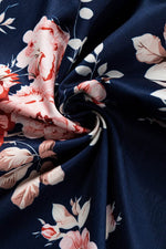 Load image into Gallery viewer, Blue Ruffle Off Shoulder Flounce Sleeve Floral Blouse - Fashion Queen -  20
