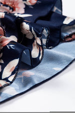 Load image into Gallery viewer, Blue Ruffle Off Shoulder Flounce Sleeve Floral Blouse - Fashion Queen -  24
