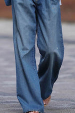 Load image into Gallery viewer, Blue Slouchy Wide Leg Jeans - Fashion Queen -  13
