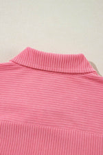 Load image into Gallery viewer, Bonbon Corduroy Flap Detail Button Up Split Shacket - Fashion Queen -  10
