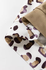 Load image into Gallery viewer, Brown Cheetah Print Round Neck Raglan Sleeve Sweatshirt - Fashion Queen -  10
