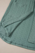 Load image into Gallery viewer, Canton Textured Knit Side Pockets Open Front Cardigan - Fashion Queen -  14
