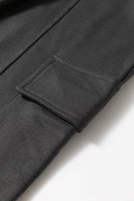 Load image into Gallery viewer, Carbon Grey Cargo Pockets Drawstring Sweatpants - Fashion Queen -  10
