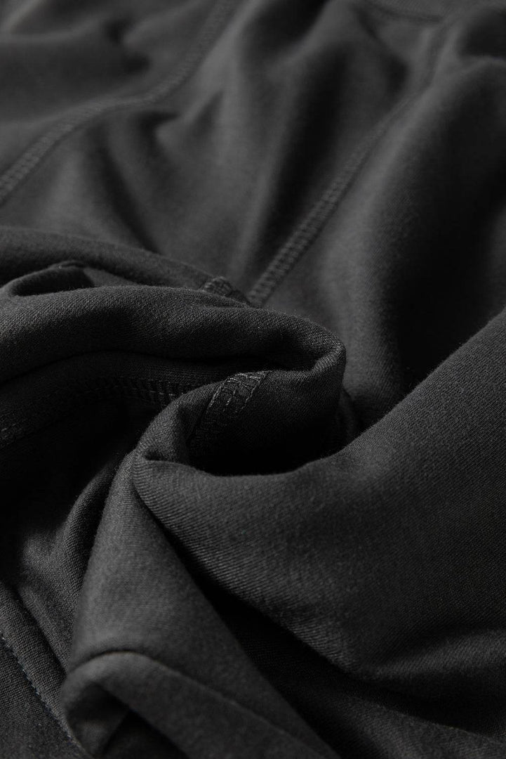 Carbon Grey Cargo Pockets Drawstring Sweatpants - Fashion Queen -  11