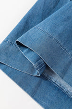 Load image into Gallery viewer, Carbon Grey Mineral Wash Button Fly Waist Wide Leg Jeans - Fashion Queen -  23
