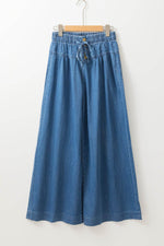 Load image into Gallery viewer, Carbon Grey Mineral Wash Button Fly Waist Wide Leg Jeans - Fashion Queen -  9
