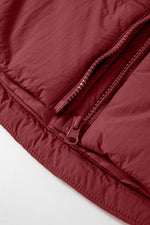 Load image into Gallery viewer, Clay Zip-up Side Pockets Hooded Puffer Vest - Fashion Queen -  13
