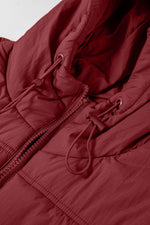 Load image into Gallery viewer, Clay Zip-up Side Pockets Hooded Puffer Vest - Fashion Queen -  14
