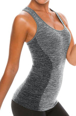 Load image into Gallery viewer, Control Body 212185 Sporty Tank Top With Bra Melange/Grey - Fashion Queen -  2
