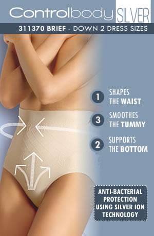 Control Body 311370 High Waist Shaping Brief Skin - Fashion Queen -  5