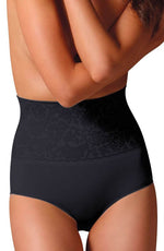Load image into Gallery viewer, Control Body 311572 Shaping Brief With Screen Print Lace Nero - Fashion Queen -  2
