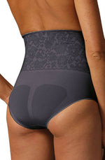 Load image into Gallery viewer, Control Body 311572 Shaping Brief With Screen Print Lace Nero - Fashion Queen -  3
