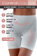 Load image into Gallery viewer, Control Body 410493 Shaping Short Bianco - Fashion Queen -  3
