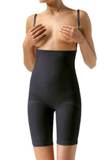 Load image into Gallery viewer, Control Body 410604 High Waist Long Shaping Shorts Nero - Fashion Queen -  1
