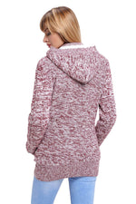 Load image into Gallery viewer, Dark Gray Long Sleeve Button-up Hooded Cardigans - Fashion Queen -  5
