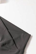 Load image into Gallery viewer, Dark Grey V Shape High Waist Flared Leggings - Fashion Queen -  6
