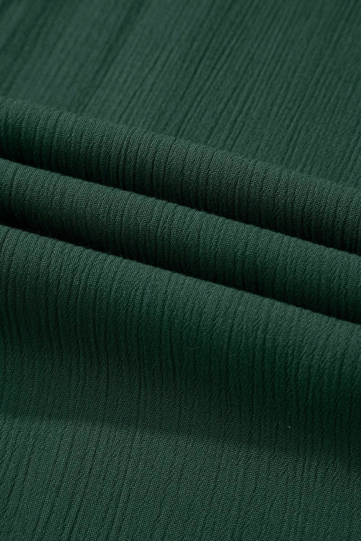 Duffel Green Spaghetti Straps Pocketed Slouchy Maxi Dress - Fashion Queen -  13