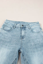 Load image into Gallery viewer, Dusk Blue Acid Wash Extra Wide Leg High Waist Long Jeans - Fashion Queen -  6
