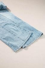 Load image into Gallery viewer, Dusk Blue Acid Wash Extra Wide Leg High Waist Long Jeans - Fashion Queen -  8
