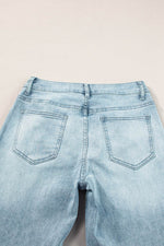 Load image into Gallery viewer, Dusk Blue Acid Wash Extra Wide Leg High Waist Long Jeans - Fashion Queen -  9
