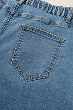 Load image into Gallery viewer, Dusk Blue Medium Wash Super Wide Leg Denim Pants - Fashion Queen -  12
