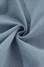 Load image into Gallery viewer, Dusk Blue Turn-down Collar Chambray Shirt - Fashion Queen -  15
