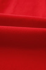 Load image into Gallery viewer, Fiery Red Solid Color Casual Zip up Hooded Coat - Fashion Queen -  18
