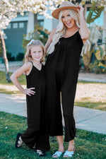 Load image into Gallery viewer, Fiery Red Spaghetti Straps Wide Leg Pocketed Jumpsuits - Fashion Queen -  20
