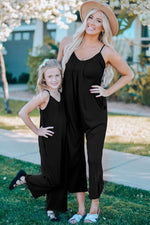 Load image into Gallery viewer, Fiery Red Spaghetti Straps Wide Leg Pocketed Jumpsuits - Fashion Queen -  22
