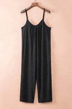 Load image into Gallery viewer, Fiery Red Spaghetti Straps Wide Leg Pocketed Jumpsuits - Fashion Queen -  27
