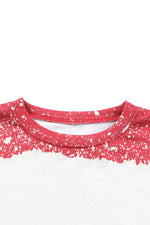 Load image into Gallery viewer, Fiery Red Tie Dye Leopard Drop Shoulder Sweatshirt - Fashion Queen -  10
