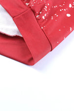 Load image into Gallery viewer, Fiery Red Tie Dye Leopard Drop Shoulder Sweatshirt - Fashion Queen -  12
