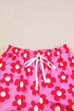 Load image into Gallery viewer, Flower Print Short Sleeve Shirt Pajamas Set - Fashion Queen -  18
