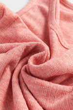 Load image into Gallery viewer, Fushia Solid Color Textured U Neck Slim Tank Top - Fashion Queen -  6
