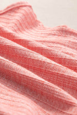 Load image into Gallery viewer, Fushia Solid Color Textured U Neck Slim Tank Top - Fashion Queen -  7
