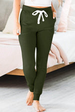 Load image into Gallery viewer, Gray Drawstring Waist Pocketed Joggers - Fashion Queen -  11
