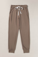 Load image into Gallery viewer, Gray Drawstring Waist Pocketed Joggers - Fashion Queen -  14
