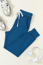 Load image into Gallery viewer, Gray Drawstring Waist Pocketed Joggers - Fashion Queen -  21
