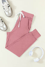 Load image into Gallery viewer, Gray Drawstring Waist Pocketed Joggers - Fashion Queen -  8
