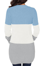 Load image into Gallery viewer, Gray Front Pocket and Buttons Closure Cardigan - Fashion Queen -  5
