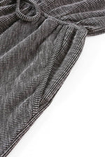 Load image into Gallery viewer, Gray Ribbed Elastic Waist Romper - Fashion Queen -  14
