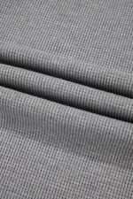 Load image into Gallery viewer, Gray Waffle Knit Drawstring High Waist Wide Leg Pants - Fashion Queen -  11
