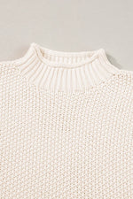 Load image into Gallery viewer, Iceland Blue High Neck Bat Short Sleeve Sweater - Fashion Queen -  19
