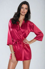 Load image into Gallery viewer, Irall Aria Dressing Gown Burgundy - Fashion Queen -  2
