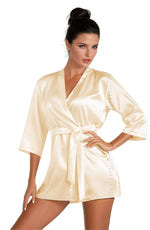 Load image into Gallery viewer, Irall Aria Dressing Gown Cream - Fashion Queen -  1
