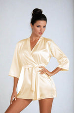 Load image into Gallery viewer, Irall Aria Dressing Gown Cream - Fashion Queen -  3
