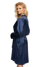 Load image into Gallery viewer, Irall Elodie Dressing Gown Navy - Fashion Queen -  2

