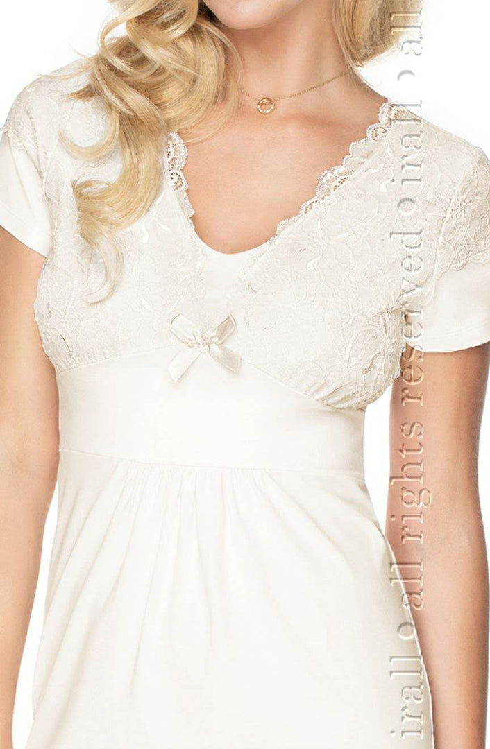 Irall Gia Cream Nightdress - Fashion Queen -  2