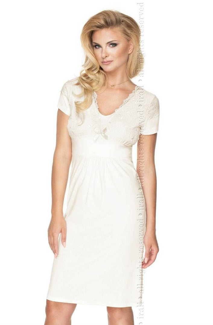 Irall Gia Cream Nightdress - Fashion Queen -  5